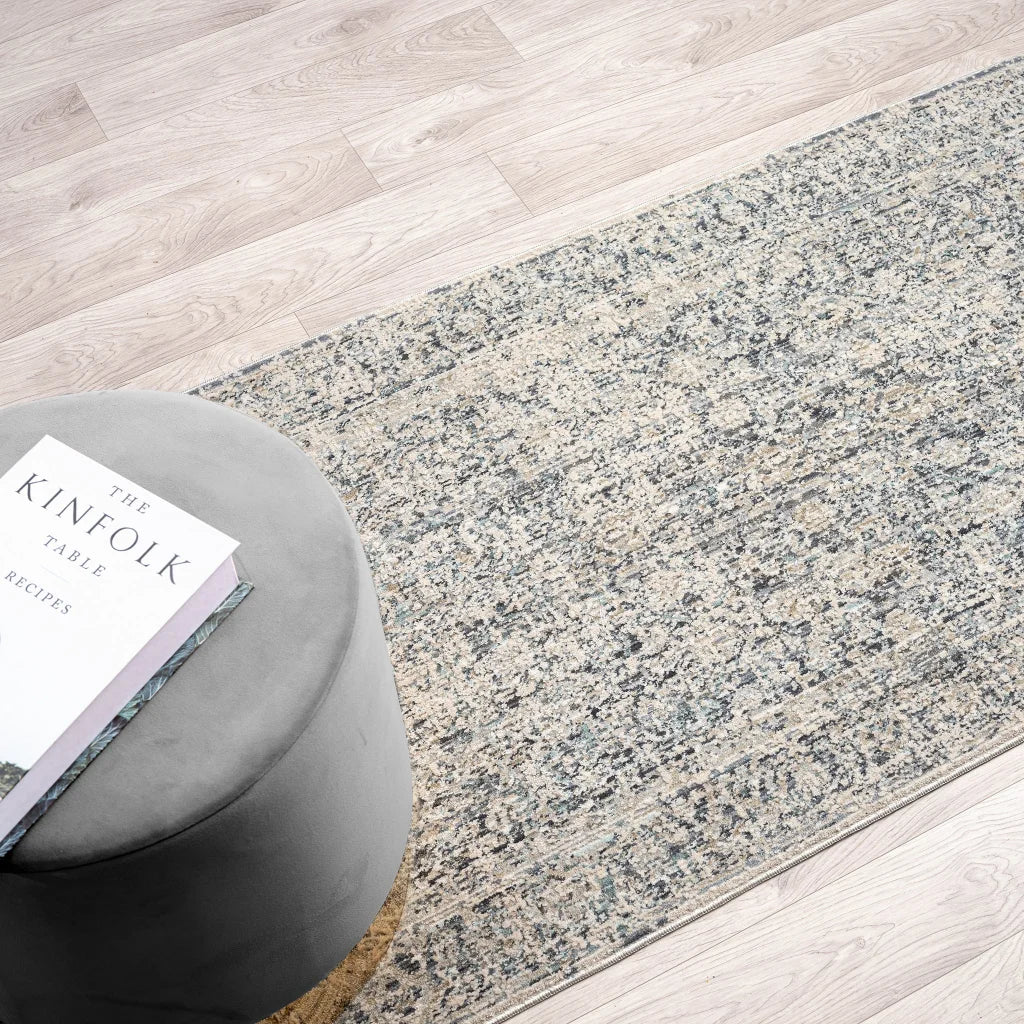 Aubre Contemporary Area Rug - Sand - 80x300 - Home & Garden