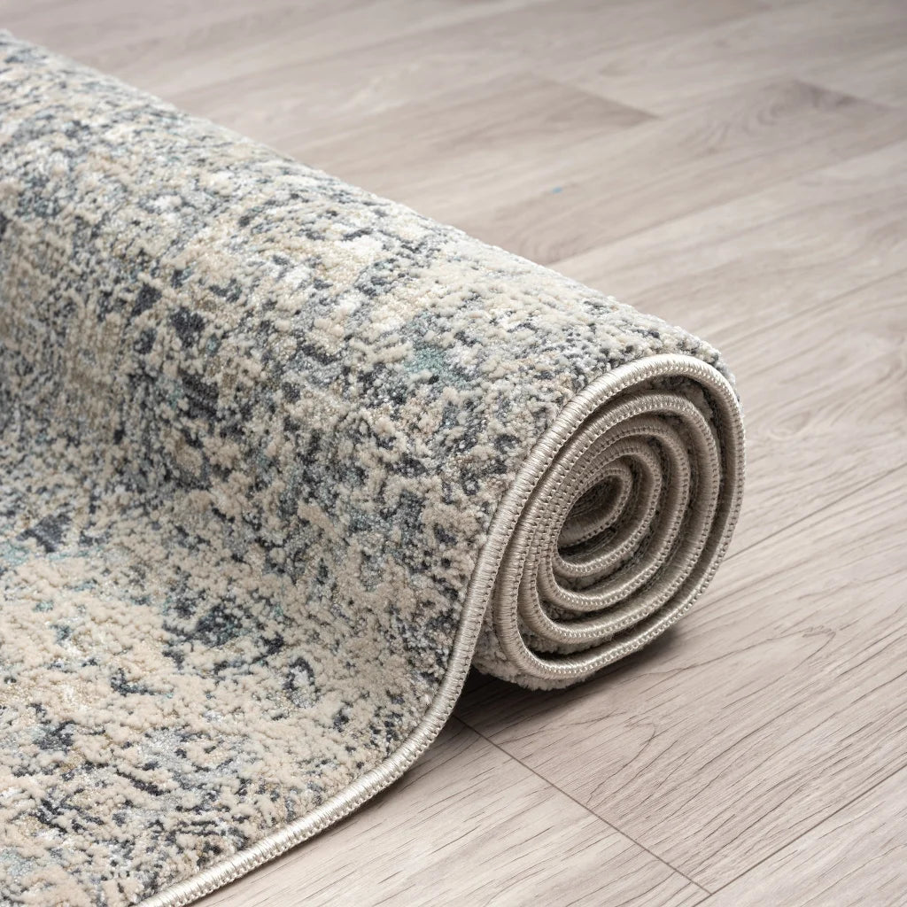 Aubre Contemporary Area Rug - Sand - 80x300 - Home & Garden
