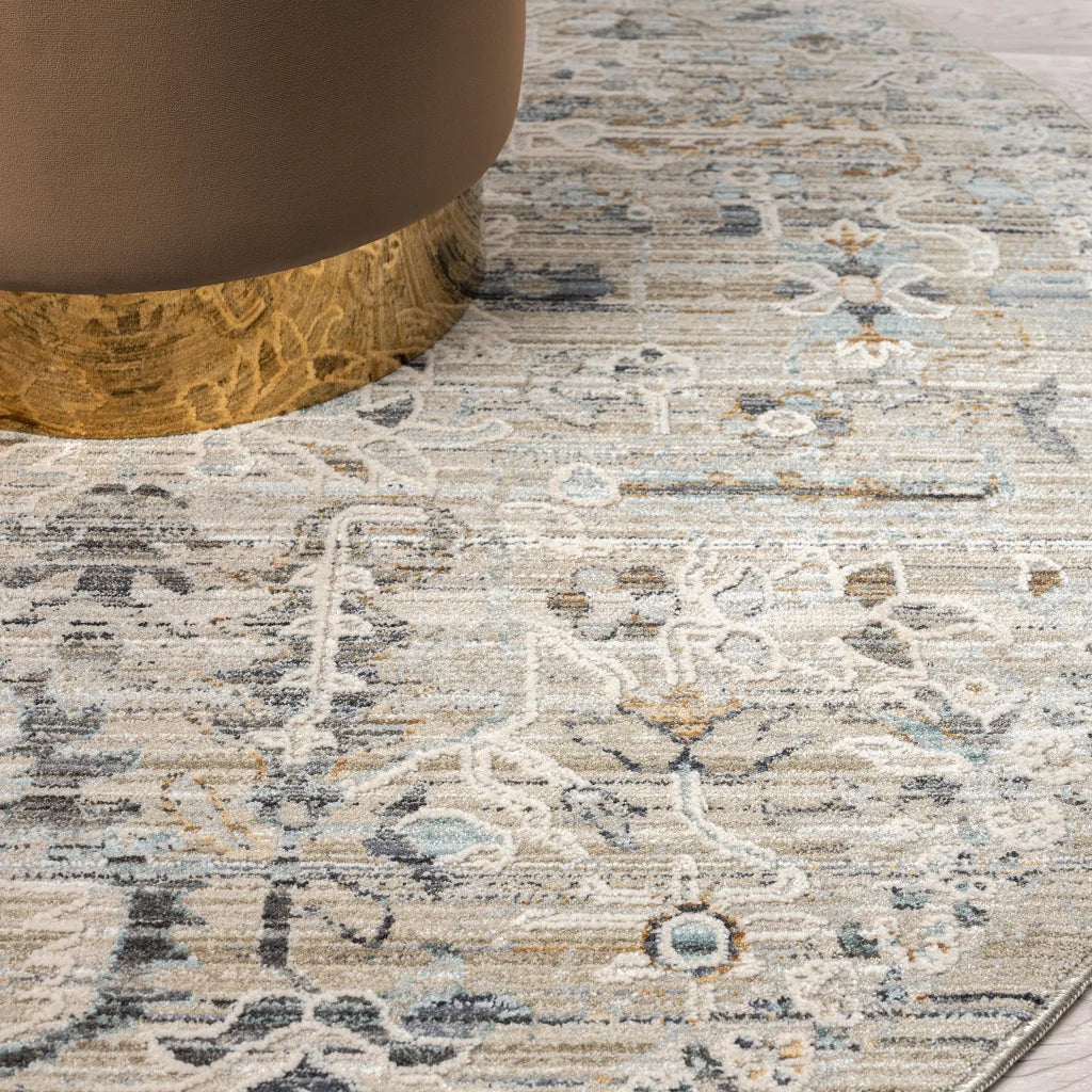 Aubre Contemporary Area Rug - Taupe - 160x240 - Home &
