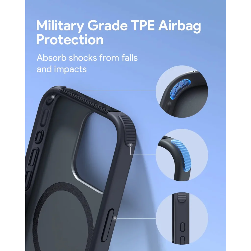 Aukey Urban Guard Elite Magnetic Hard-Shell iPhone 15 Pro