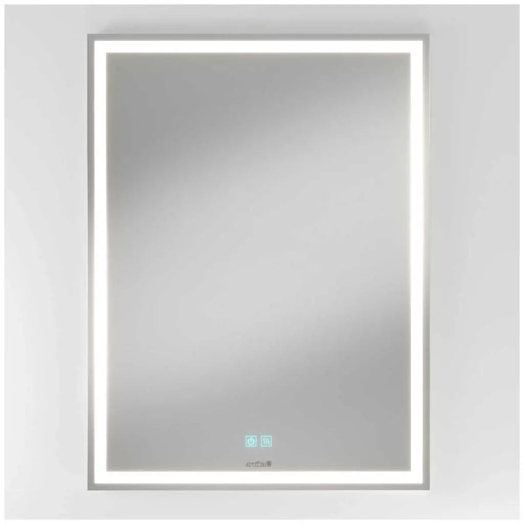 Aurea integrated led plug in wall mirror - Auto Accessories