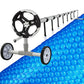 AURELAQUA Cover Pool Roller and 9.5x4m Solar Blanket 500