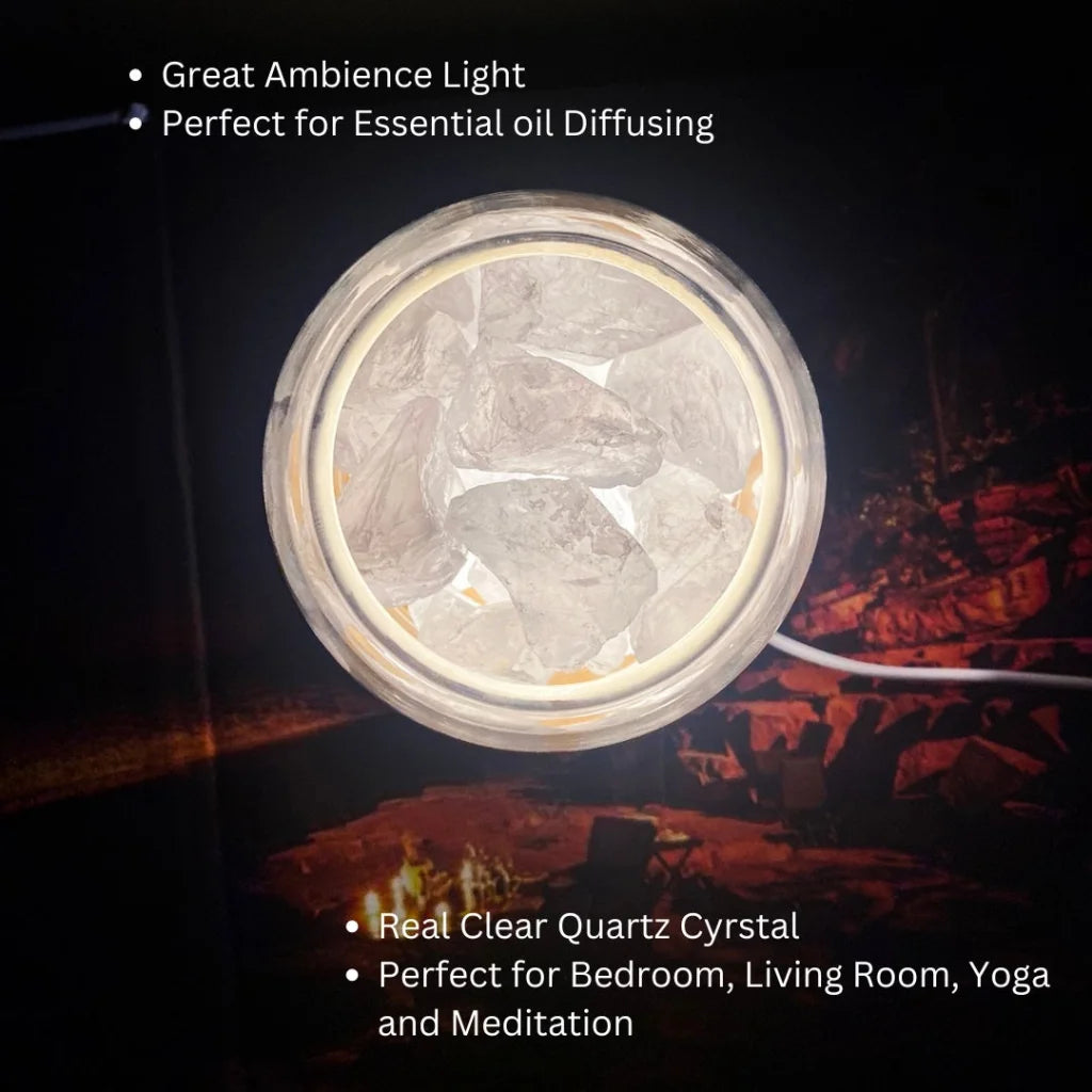 Aurora Crystal Diffuser Clear Quartz appliances 669