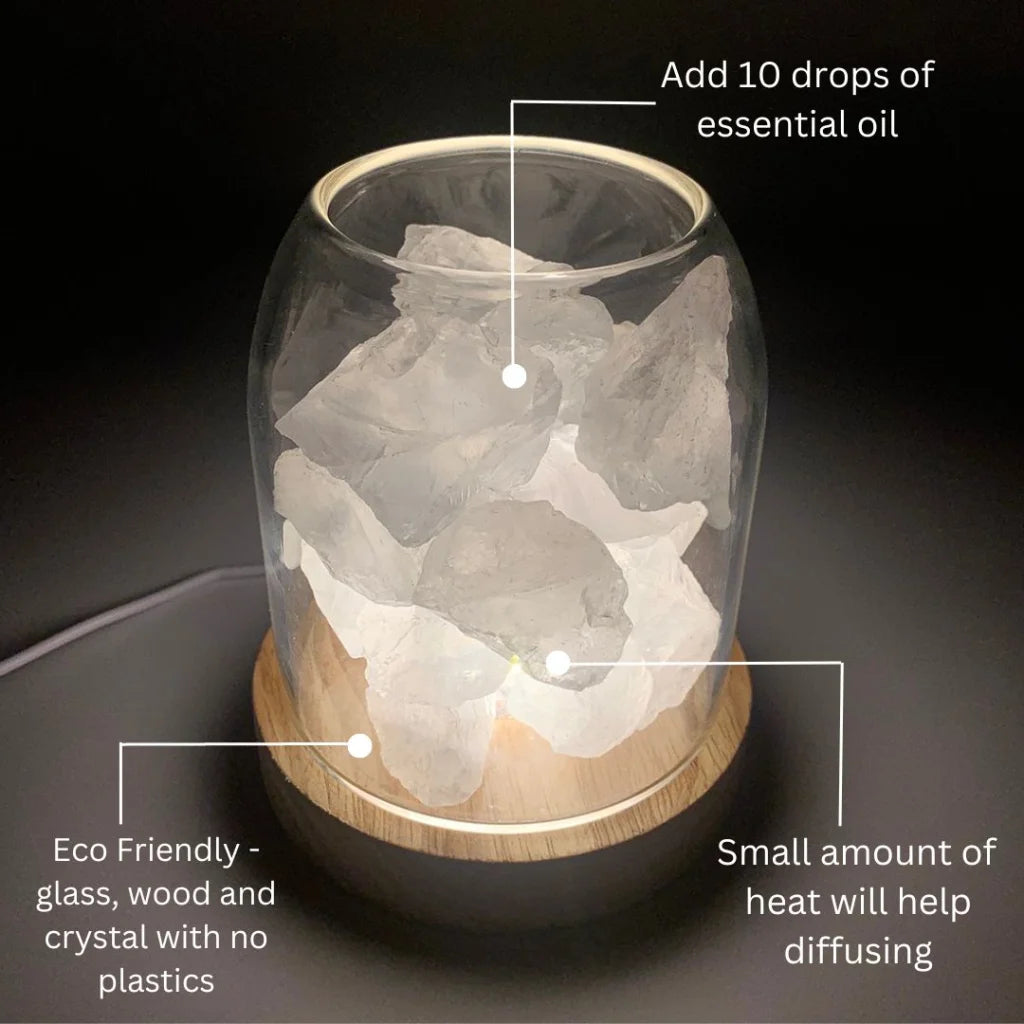 Aurora Crystal Diffuser Clear Quartz appliances 860