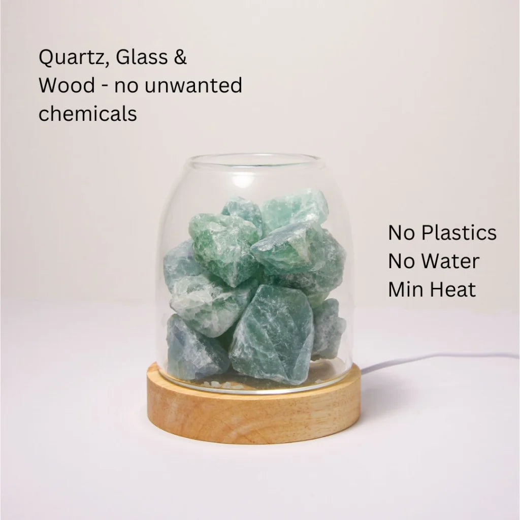 Aurora Crystal Diffuser Green Calcite appliances 492