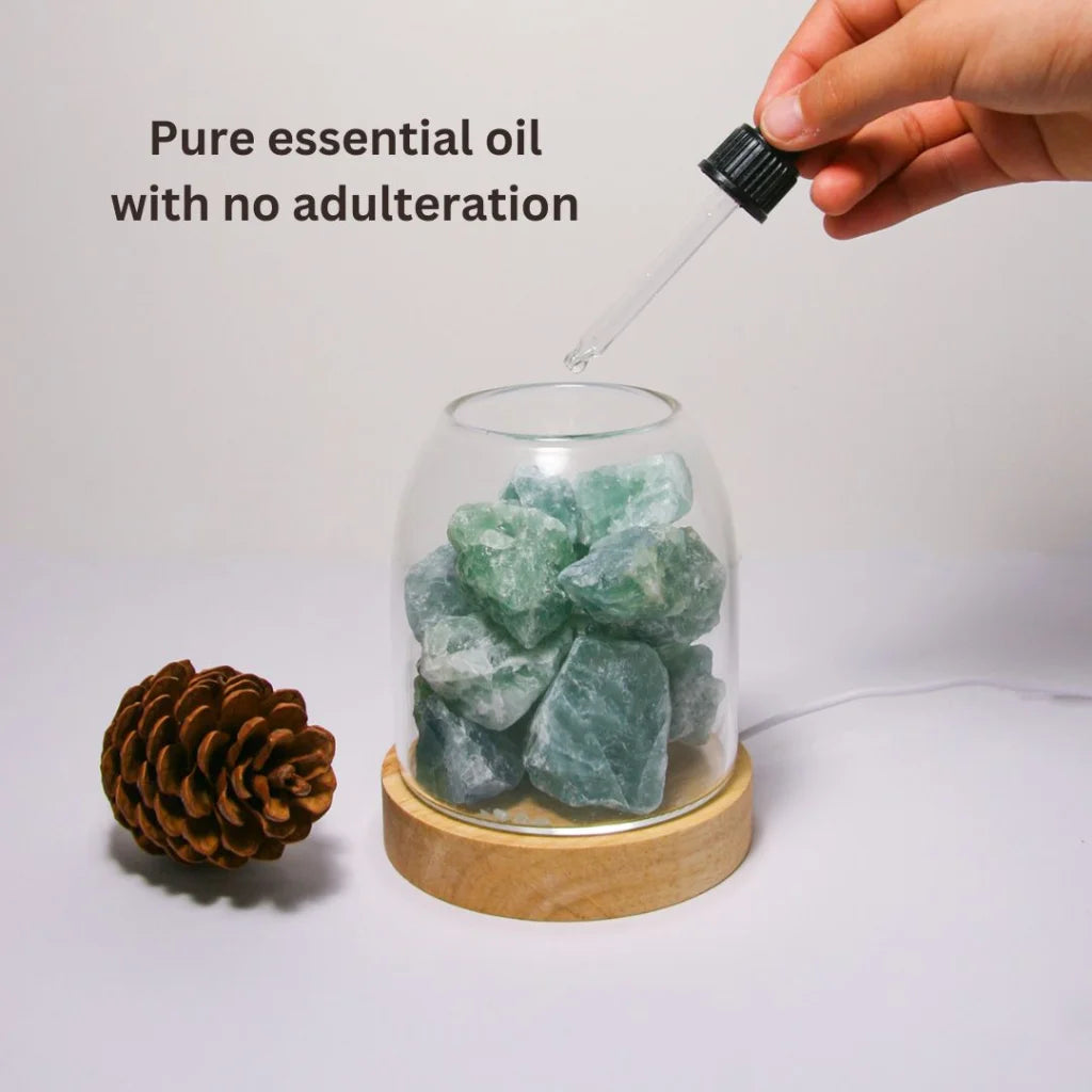 Aurora Crystal Diffuser Green Calcite appliances 913