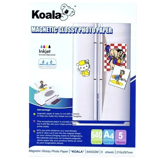 AUSTiC Magnetic A4 Glossy Paper 640gsm 5 Sheets