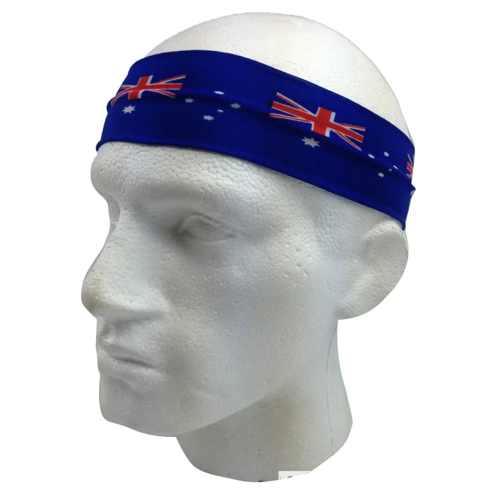 Australia Flag Headband Tennis Cricket Australia Day Aussie