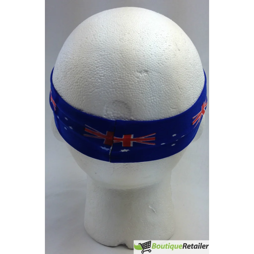 Australia Flag Headband Tennis Cricket Australia Day Aussie