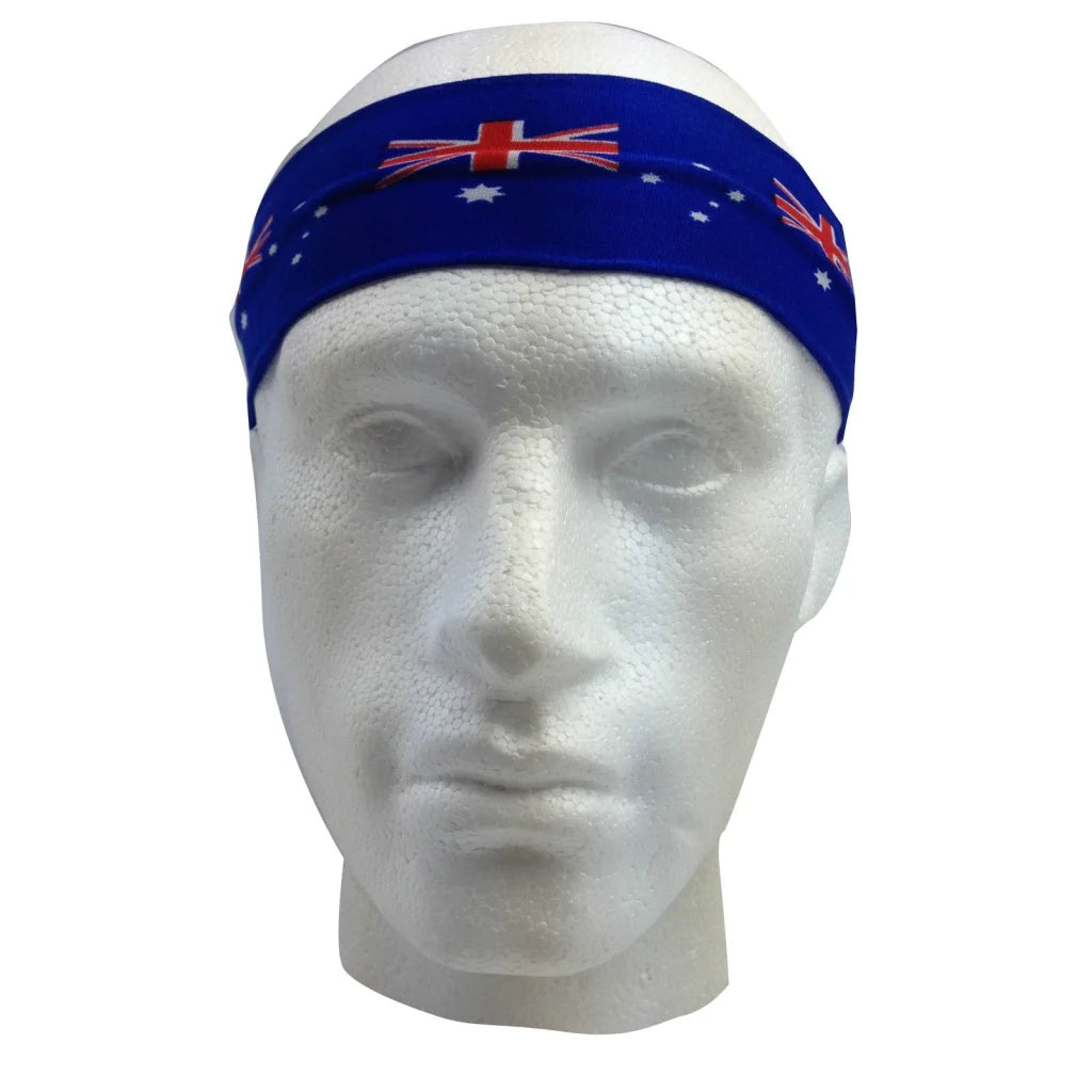 Australia Flag Headband Tennis Cricket Australia Day Aussie