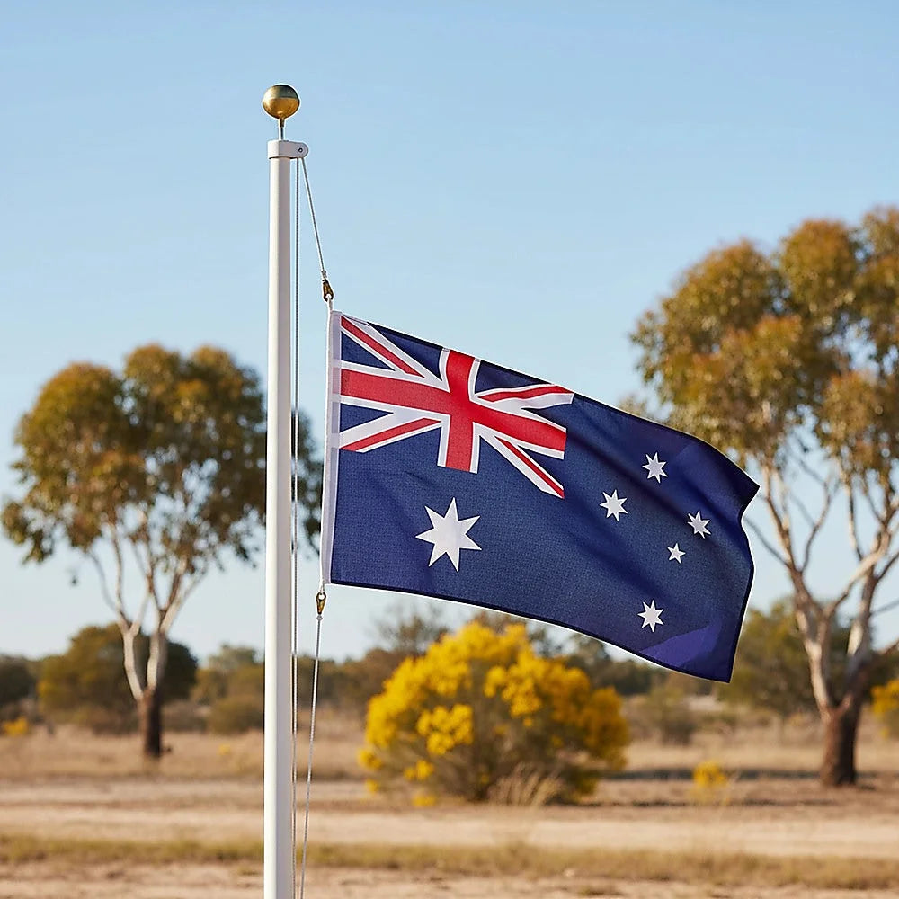 Australian Flag - Heavy Duty Woven Spun Poly with Metal