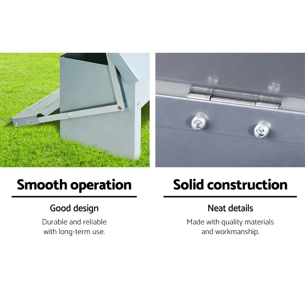 Auto Chicken Feeder Automatic Chook Poultry Treadle Self