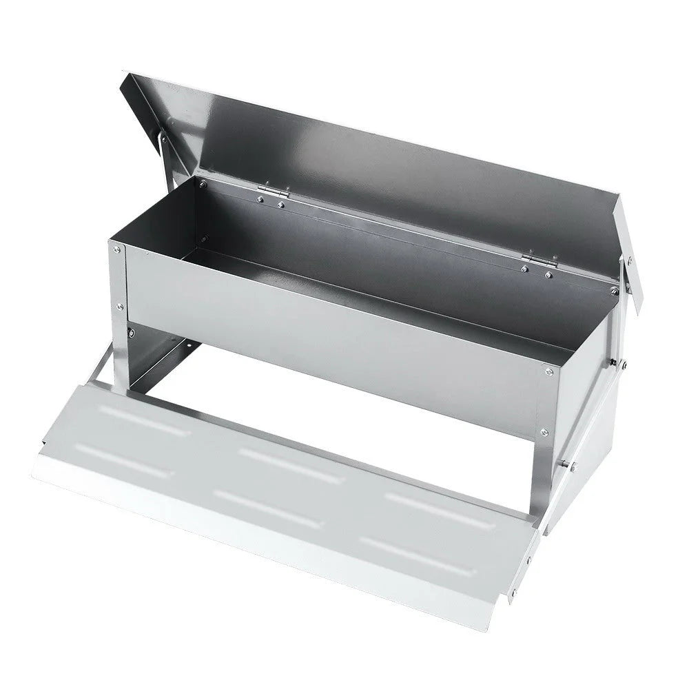 Auto Chicken Feeder Automatic Chook Poultry Treadle Self