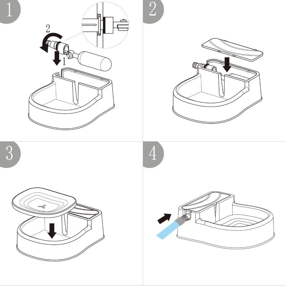 Auto Filling Dog Drinking Water Fountain - Outdoor