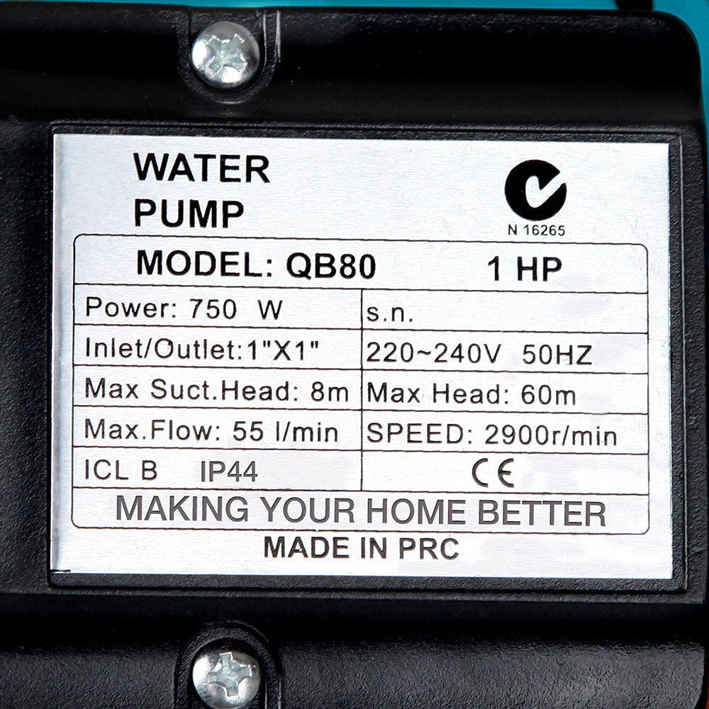 Auto Peripheral Pump Clean Water Garden Farm Rain Tank