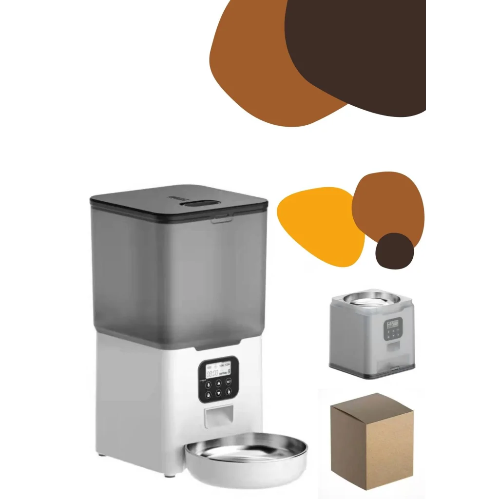 Automatic Digital Pet Feeder 5.6L Visible for Dog Cat