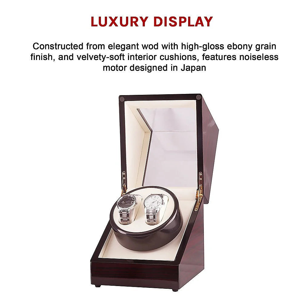 Automatic dual watch with size cues and product form