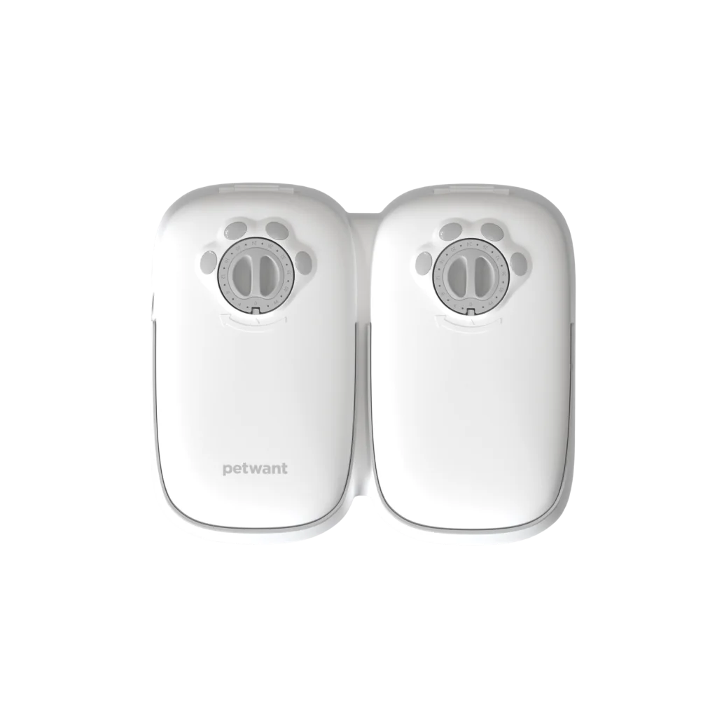 Automatic Pet Feeder 2 Meal Timer for Dogs Puppies Cats