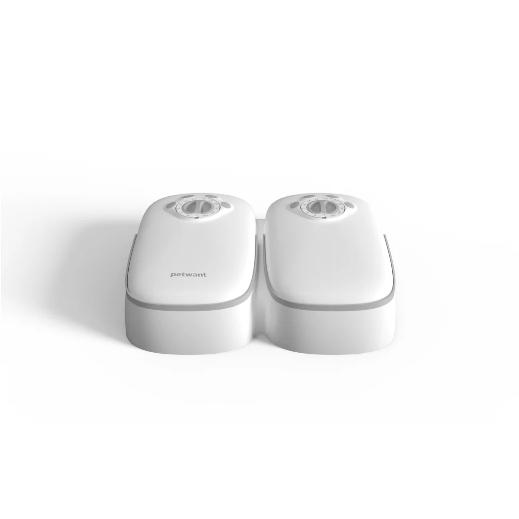 Automatic Pet Feeder 2 Meal Timer for Dogs Puppies Cats