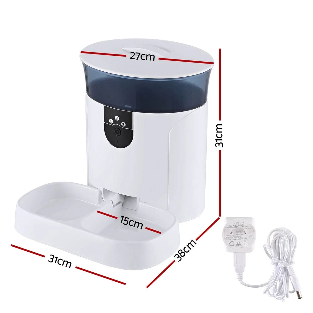 Automatic Pet Feeder Smart WiFi Dog Cat Food Dispenser