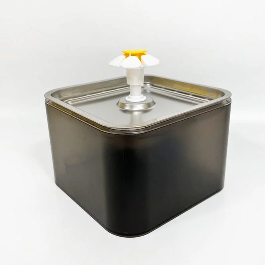 Automatic Pet Water Fountain 3L Dog Cat Stainless Steel