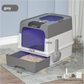 Automatic UV Sterilizing Cat Litter Box -Enclosed Design