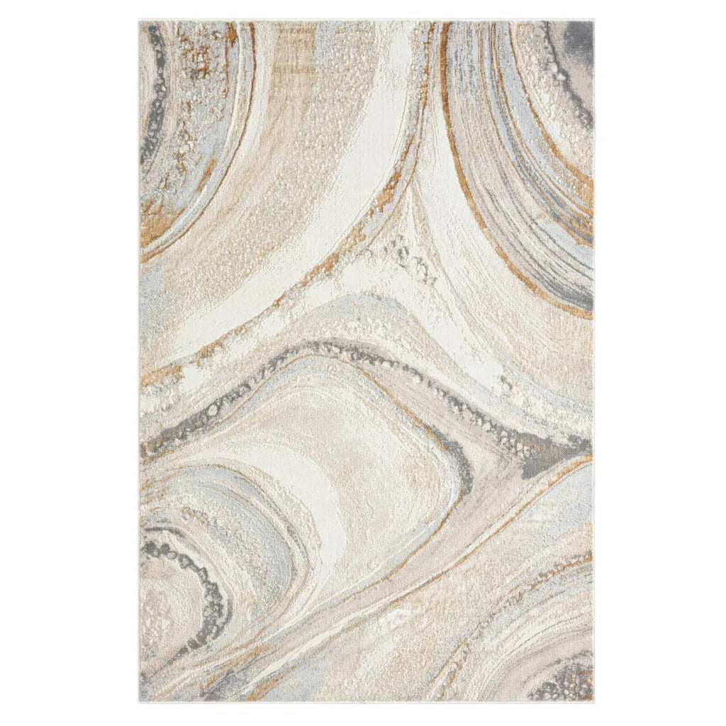 Avani Marble Rug - Sand - 160x230 cm - Home & Garden > Rugs