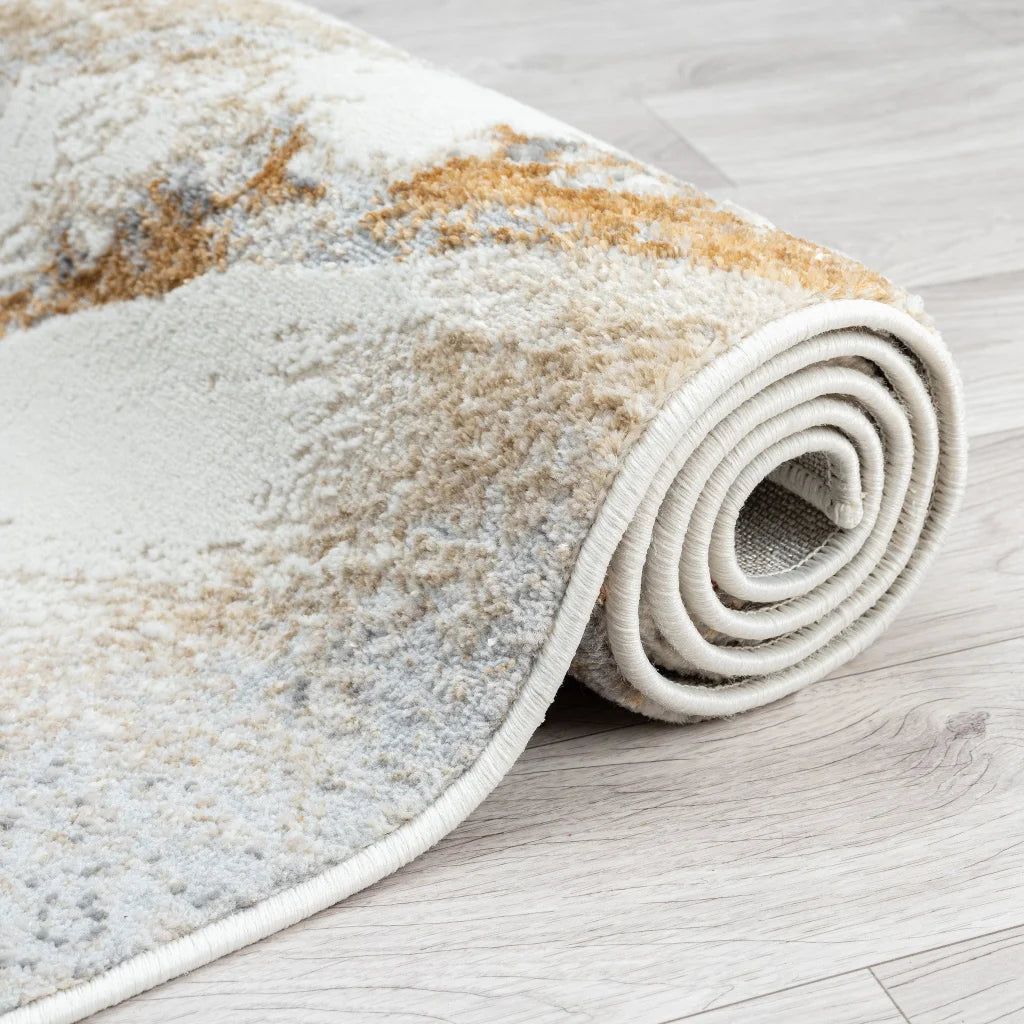 Avani Marble Rug - Sand - 160x230 cm - Home & Garden > Rugs