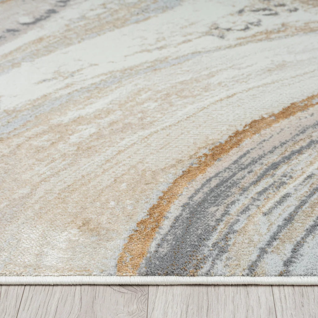 Avani Marble Rug - Sand - 160x230 cm - Home & Garden > Rugs