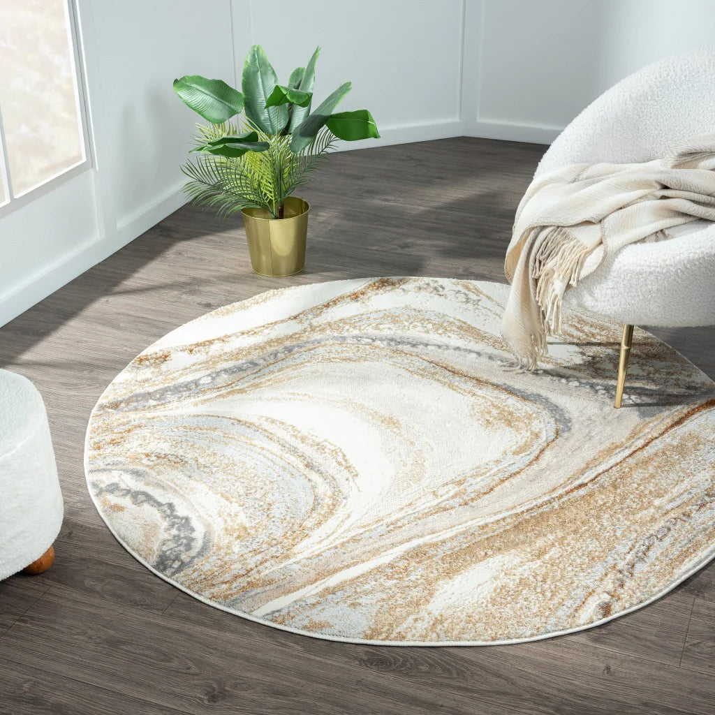 Avani Marble Rug - Sand - 200x200 - Home & Garden > Rugs >