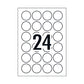 AVERY Label Gloss Round L7147 40mm - Pack of 240