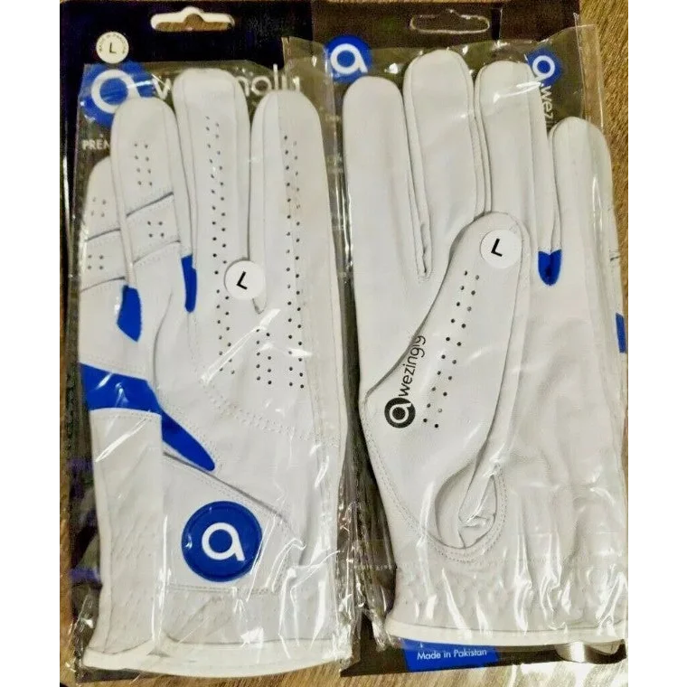 Awezingly Power Touch Cabretta Leather Golf Glove for Men