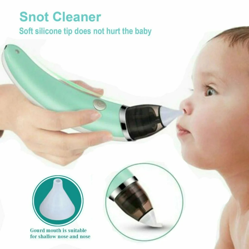 Baby Nasal Aspirator Safe Hygienic Nose Cleaner Snot Sucker