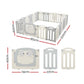 Baby Playpen 20 Panels Foldable Toddler Fence Safety