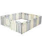 Baby playpen panels with foldable toddler fence safety