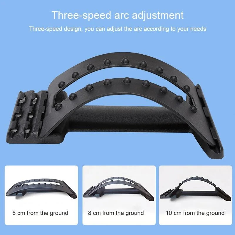 Back Massage Stretcher For Lumbar Traction And Pain Relief