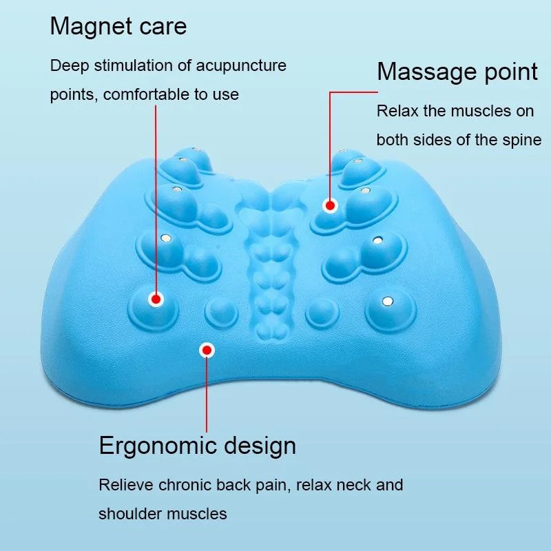 Back Support Magnet Massage Cushion 26.5X22X8.5Cm - Health
