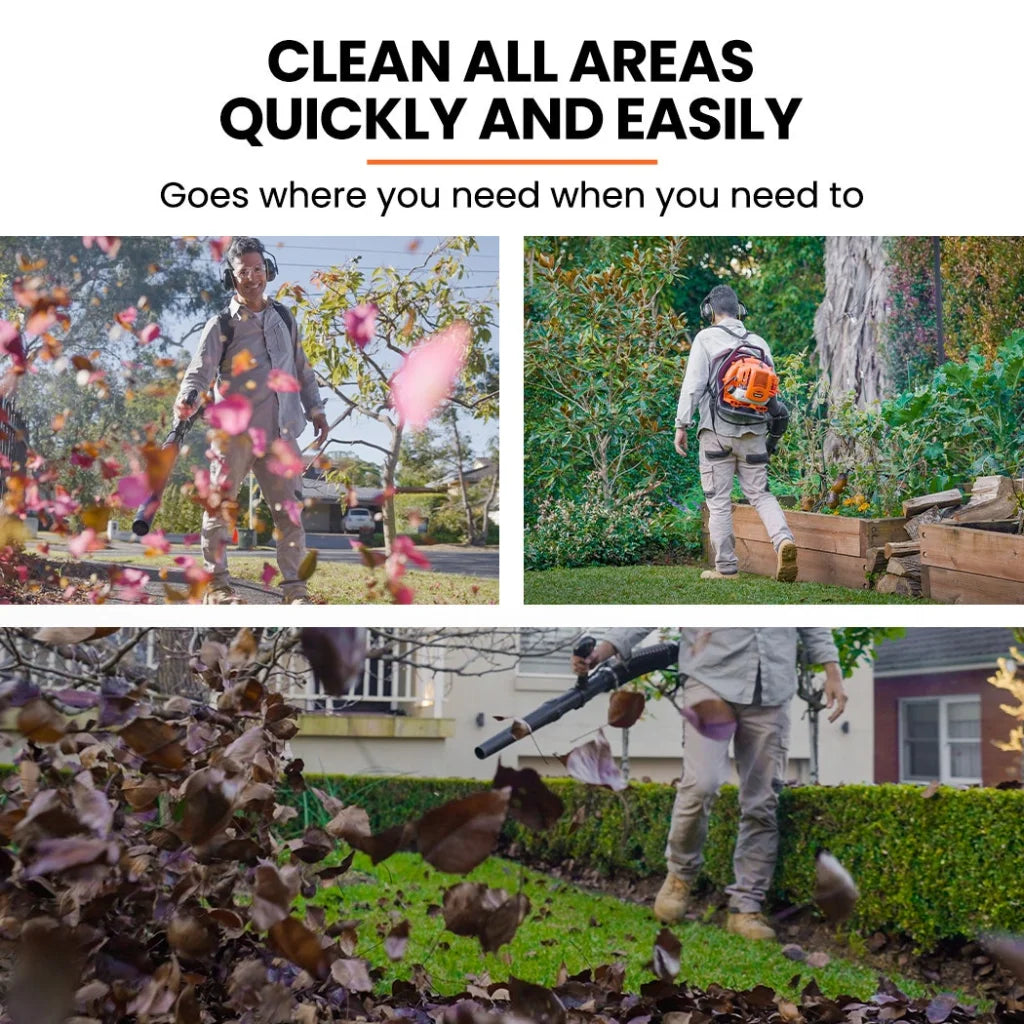 Backpack Petrol Leaf Blower MTM 30CC 2-Stroke Commercial