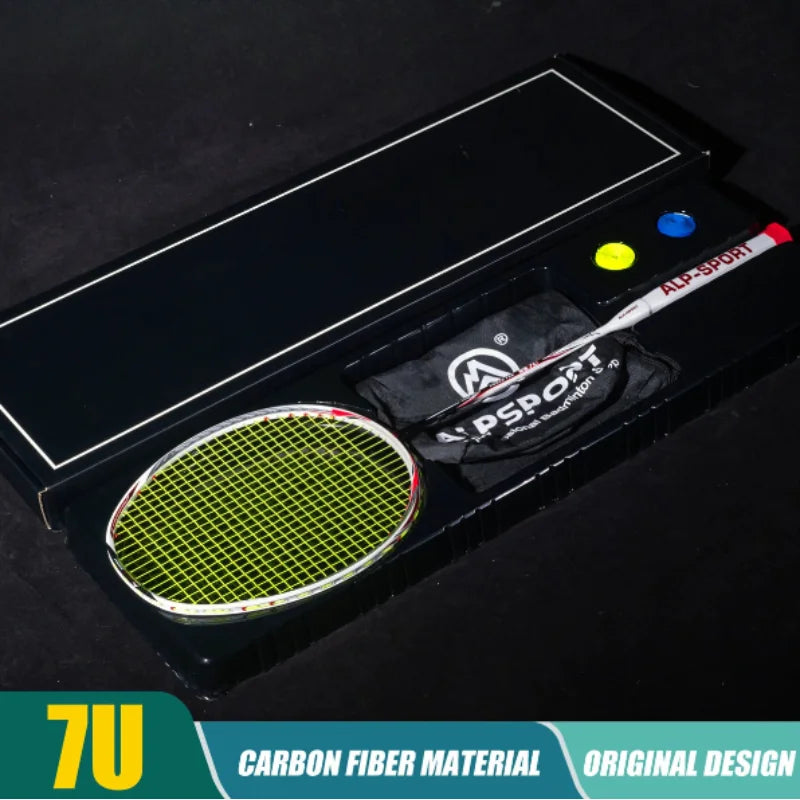 Badminton Racket T800 Carbon Fiber - 72g - Sports & Fitness