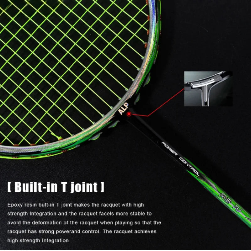 Badminton Racket T800 Carbon Fiber - 72g - Sports & Fitness