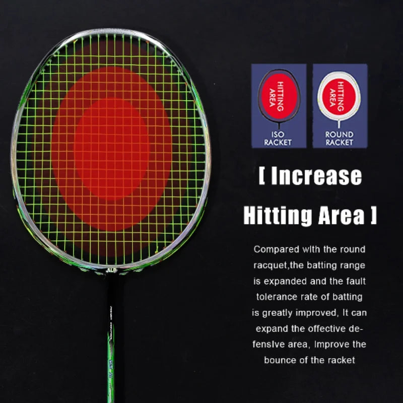 Badminton Racket T800 Carbon Fiber - 72g - Sports & Fitness