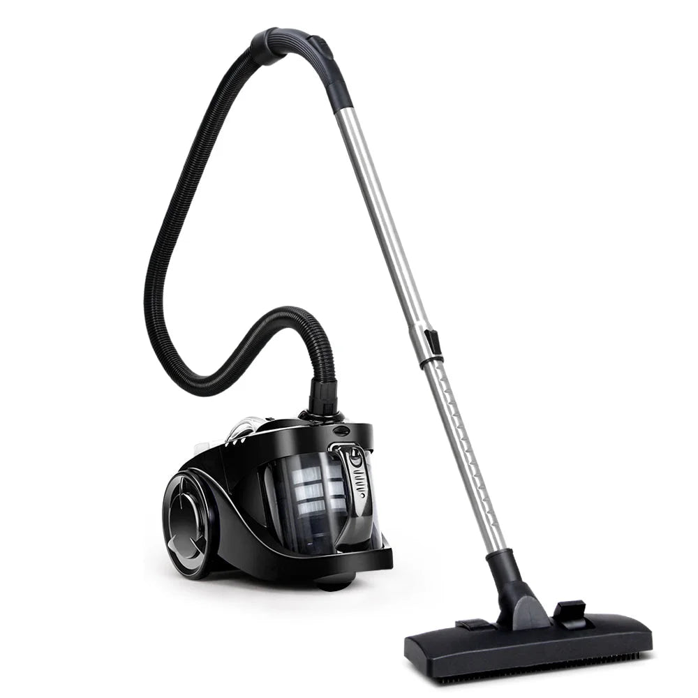 Bagless Vacuum Cleaner Cyclonic 2200W Home Office Car Black