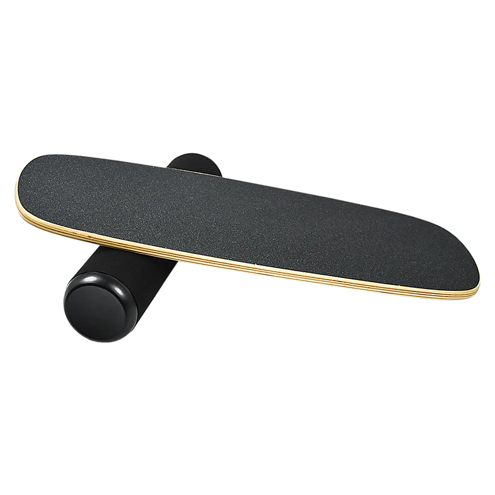 Balance Board Trainer with Adjustable Stopper Wobble Roller