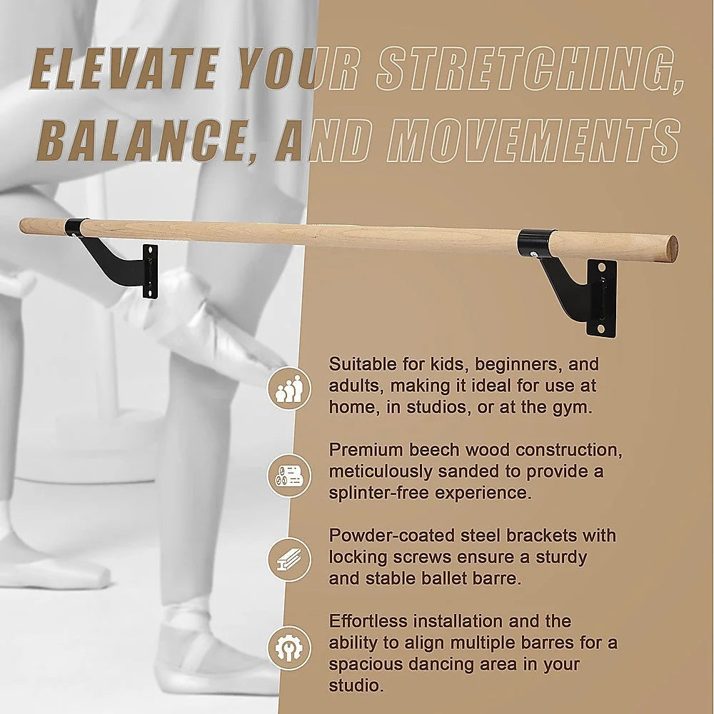 Ballet Barre Wall Mounted - Sports & Fitness