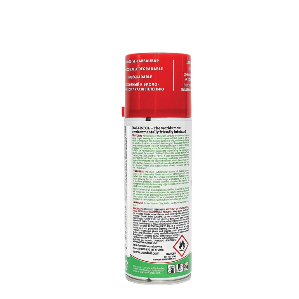 Ballistol Universal Oil Lubricant Spray 200ml Eco