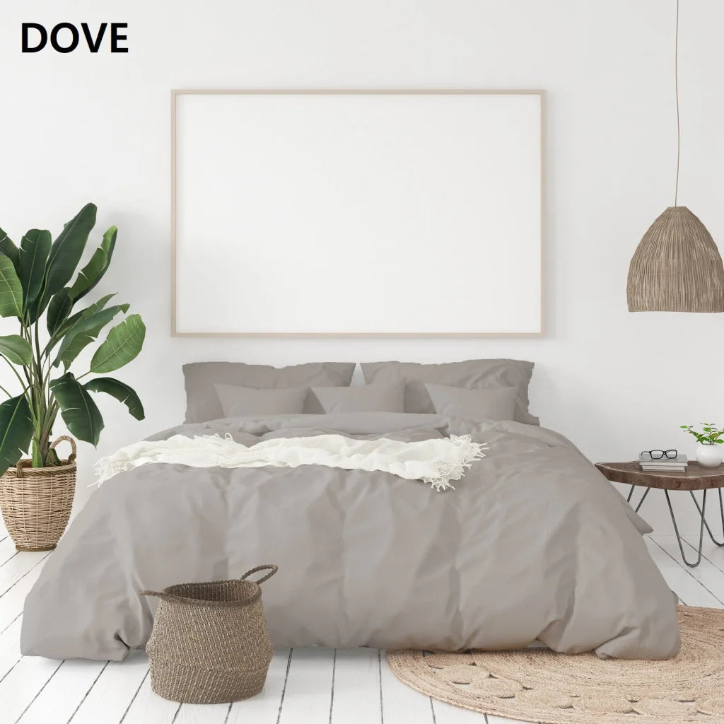 Bamboo quilt cover with quilt cover set and matching pillowcases