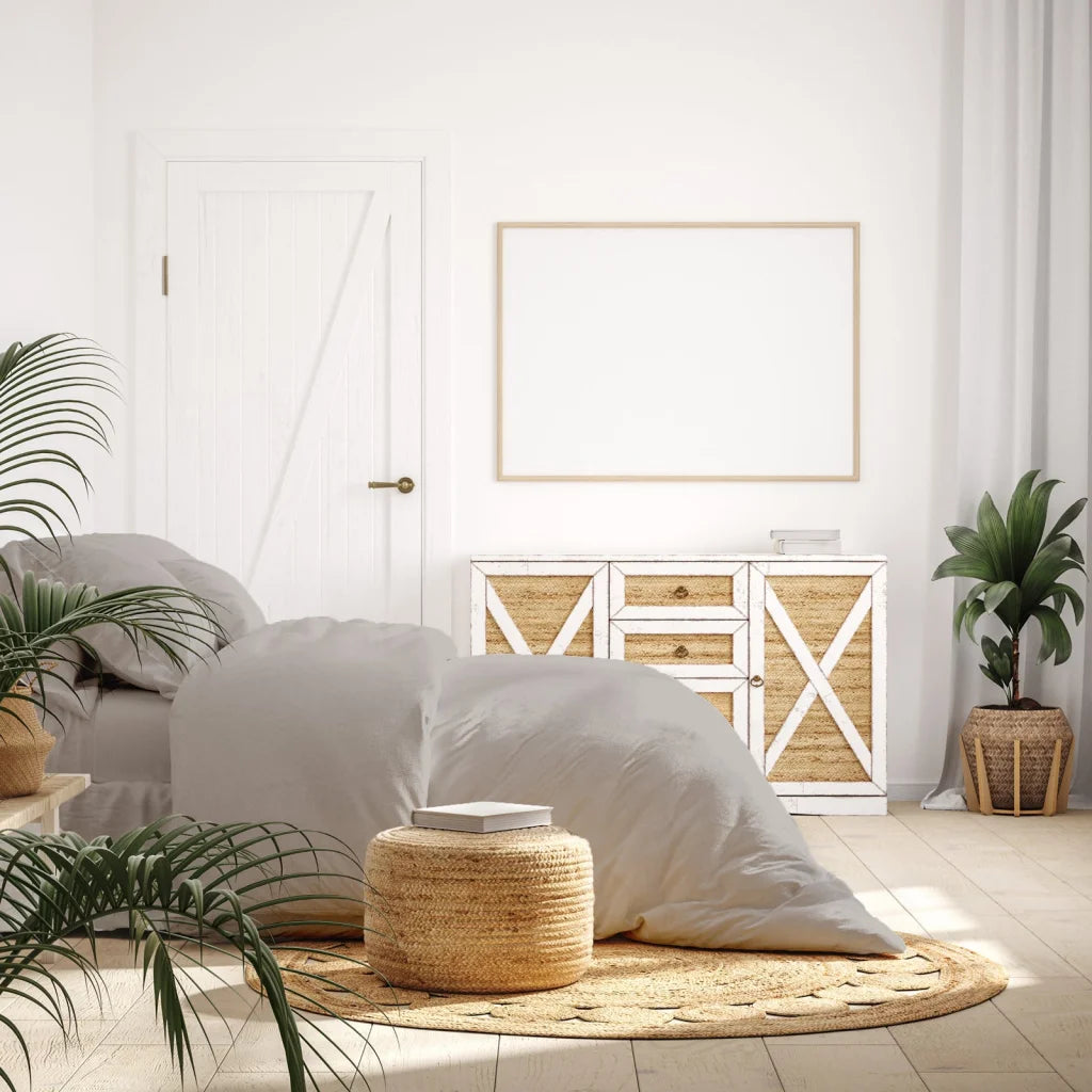 Bamboo quilt cover with folded quilt cover and soft fabric weave