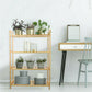 Bookshelf with tier shelving unit kitchen