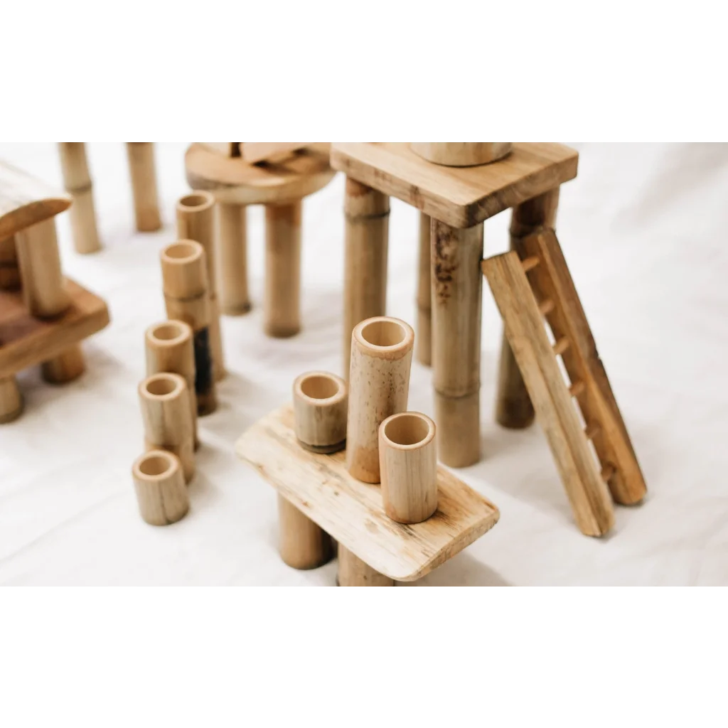 Bamboo Building Set - 50 PCS - Spring Fever Exclusive Promo