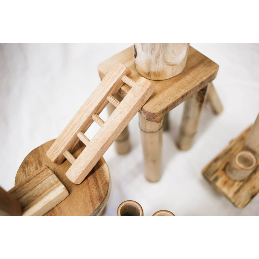 Bamboo Building Set - 50 PCS - Spring Fever Exclusive Promo